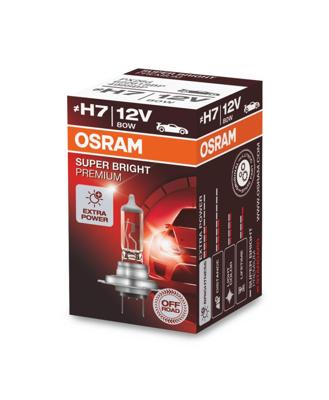 Osram Automotive Halogeenlamp Hoogvermogen verlichting, Off Road Super Bright Plus H7 80 W 3200 K (Ø) 12 mm