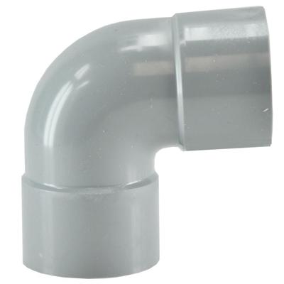Afvoerbocht dubbele mof 40 mm 90 graden PVC