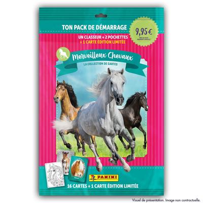 Startpakket - PANINI - Kaartencollectie voor paardenliefhebbers - Bevat 1 map + 2 zakken