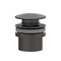 Design Afvoerplug IVY Stop&Go Geborsteld Carbon Black PVD - thumbnail