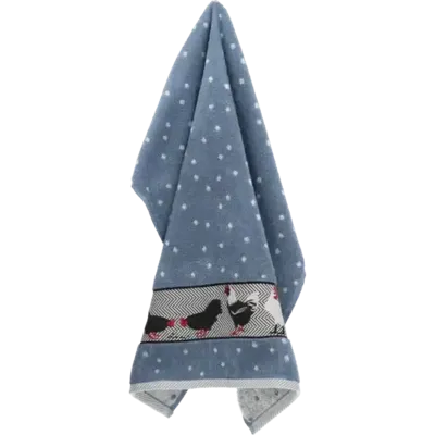 Bunzlau Castle Bunzlau Castle Keukendoek Chickens Grey-Blue