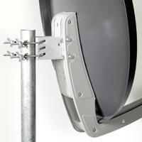 Fuba DAA 850 A 10.75-12.75GHz Black satellite antenna - Fuba DAA 850 A, 10.75-12.75 GHz, 38.12, 39.53, 27 dB, 0-90°, 21.5°, 2.2° - thumbnail