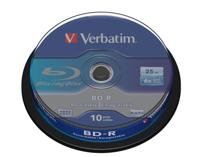 Verbatim 43742 BD-R Single-Layer - Blu-Ray disc van 25 GB, 6x brandsnelheid, bescherming tegen krassen, 10 Pack Spindle - thumbnail