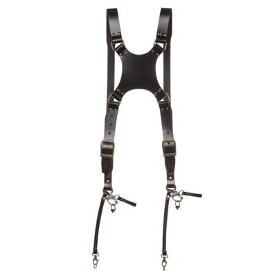 The Hantler Dual camera harness Black / Brass, Large The Hantler Dual camera harness Black / Brass, Large
