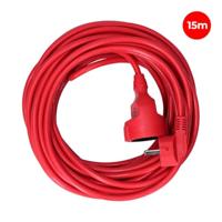 Verlengbare Kabel EDM 23601 Rood 15 m Flexibel - thumbnail