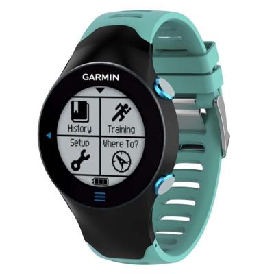 Smart Watch silicone polsband horlogeband voor Garmin Forerunner 610 (mintgroen)