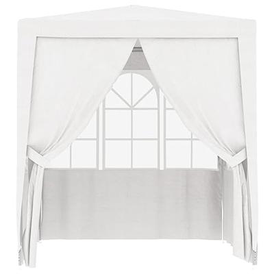Partytent met zijwanden professioneel 90 g/m 2,5x2,5 m wit - thumbnail