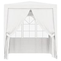 Partytent met zijwanden professioneel 90 g/m² 2,5x2,5 m wit - thumbnail