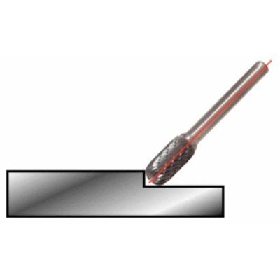 KS Tools 5153243 Freesstift Hardmetaal Lengte 65 mm Afmeting, Ø 6 mm