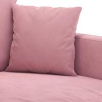 Fauteuil 60 cm fluweel roze - thumbnail