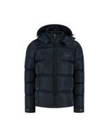 Malelions Winterjas Patch Puffer - Navy blauw - thumbnail