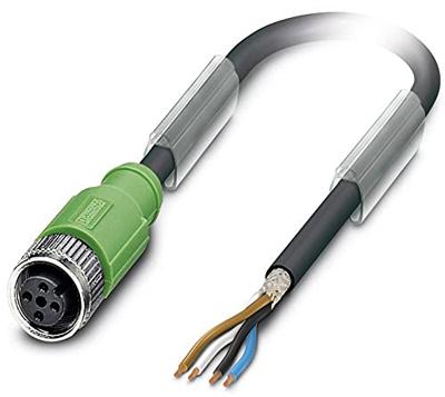 Phoenix Contact 1500716 Sensor/actuator connector, geassembleerd M12 Aantal polen (sensoren): 4 Bus, recht 10.00 m 1 stuk(s)