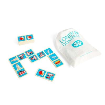 Bigjigs houten londen dominospel, 28dlg.
