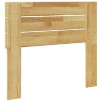 Hoofdbord 80 cm massief hout eiken - thumbnail