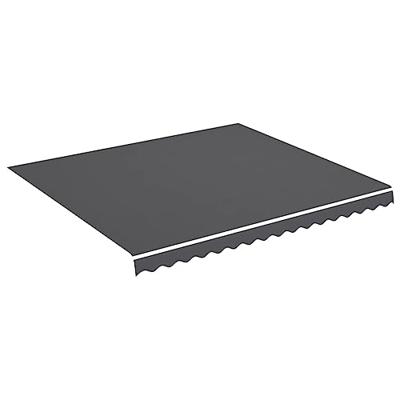 VidaXL Vervangingsdoek voor luifel 4x3,5 m antracietkleurig VidaXL Vervangingsdoek voor luifel 4x3,5 m antracietkleurig