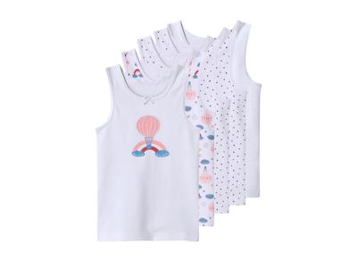 lupilu Set van 5 kinder hemden (Wit, 110/116)