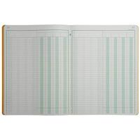 Exacompta registers, ft 32 x 25 cm, 4 kolommen op 1 bladzijde, 31 lijnen, 80 bladzijden - thumbnail