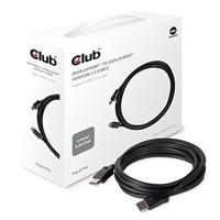 club3D CAC-1064 DisplayPort-kabel DisplayPort Aansluitkabel DisplayPort-stekker, DisplayPort-stekker 3.00 m Zwart - thumbnail