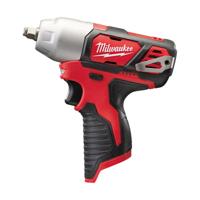 Milwaukee M12 BIW38-0 Accu subcompactslagmoersleutel 135Nm 3/8" frictiering 12V Basic Body - 4933441985 - thumbnail