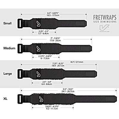 GruvGear Fretwraps 1-pack MD zwart