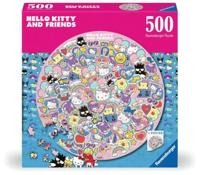 Hello Kitty and Friends Round Jigsaw Puzzle (500 pieces) - thumbnail