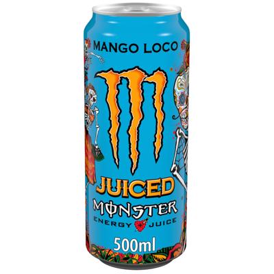 Energiedrank monster juice mango loco blik 500ml | 12 stuks