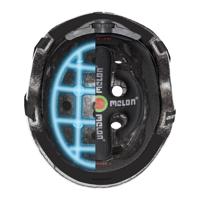 Melon helm urban active double white red xl-2xl - thumbnail