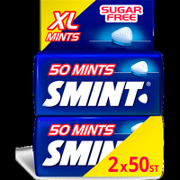 Smint XL Peppermint Suikervrij Duopack 2 x 50 stuks bij Jumbo - thumbnail