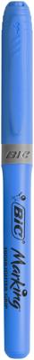 Bic markeerstift Highlighter Grip blauw, doos met 12 stuks
