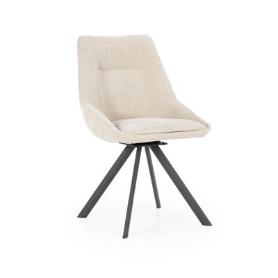 By-Boo Draaibare Eetkamerstoel 'Bliss' kleur Taupe