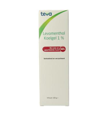 Teva Levomenthol koelgel 1% 100 Gram
