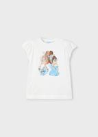Mayoral Zomer t-shirt S/S pop meisjes - natural wit - thumbnail