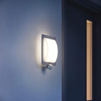Steinel AUSSENLEUCHTE L 20 S EDELSTAHL 566814 Buitenlamp met bewegingsmelder (wand) LED E27 60 W Zilver - thumbnail