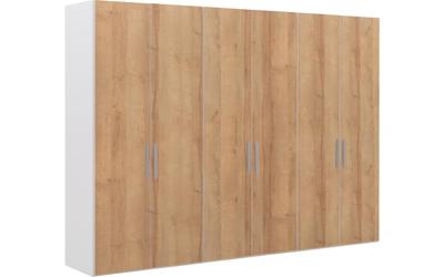 Goossens Kledingkast Easy Storage Ddk, Kledingkast 304 cm breed, 220 cm hoog, 6x draaideur