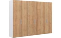 Goossens Kledingkast Easy Storage Ddk, Kledingkast 304 cm breed, 220 cm hoog, 6x draaideur - thumbnail