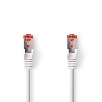 Nedis CCGL85221WT025 Cat6 Netwerkkabel Rj45 Male Rj45 Male S/ftp 0.25 M Rond Lszh Wit Label Nedis CCGL85221WT025 Cat6 Netwerkkabel Rj45 Male Rj45 Male S/ftp 0.25 M Rond Lszh Wit Label
