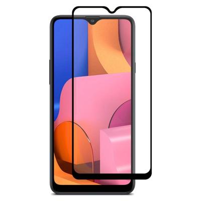 Voor Galaxy A20s ENKAY Hat-Prins volledige lijm 0.26 mm 9H 2.5 D gehard glas volledige dekking film