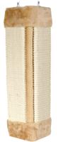 TRIXIE KRABPLANK HOEK SISALTAPIJT / PLUCHE MET CATNIP NATUREL / BEIGE 23X49 CM - thumbnail