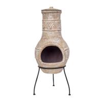 Lima Beige Kleihaard Terrashaard Fireplace Terrasverwarming Sfeerhaard - thumbnail