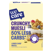 WeCare Lower Carb Crunchy Muesli - thumbnail