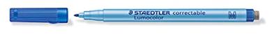 Viltstift staedtler ohp lumo m 305 non perm bl | 10 stuks