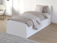 Bed JOHAN 90x200 cm wit - thumbnail