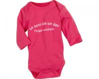 Schnizler romper lage mouw junior katoen roze/wit mt 86/92 - thumbnail