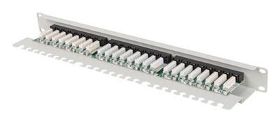 Patchpanel 24 UTP-Poorten Categorie 6 Lanberg PPUA-1124-S
