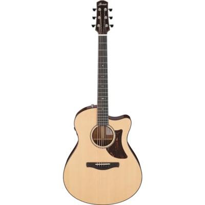 Ibanez AAM700CE Platinum Collection Natural High Gloss elektrisch-akoestische westerngitaar met hardshell case - thumbnail