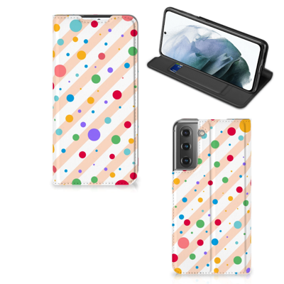 Samsung Galaxy S21 FE | Hoesje met Magneet | Dots
