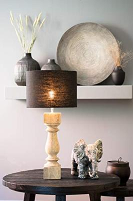 Light & Living Tafellamp 'Cumani' Mangohout, 47cm (excl. kap) Light & Living Tafellamp 'Cumani' Mangohout, 47cm (excl. kap)