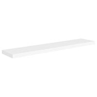 Wandschappen zwevend 4 st 120x23,5x3,8 cm MDF wit - thumbnail