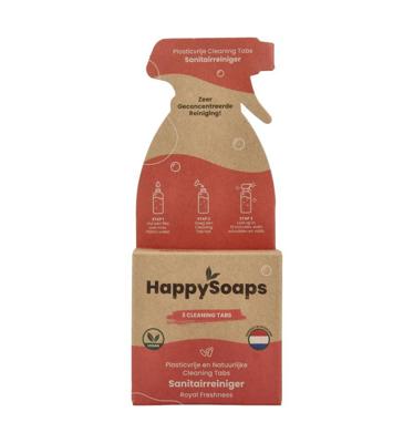 Happysoaps Cleaning tabs sanitairreiniger royal freshness 3 Stuks