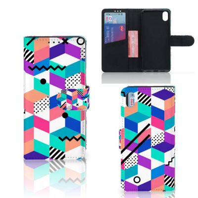 Xiaomi Redmi 7A | Book Case | Blokken Kleurrijk
